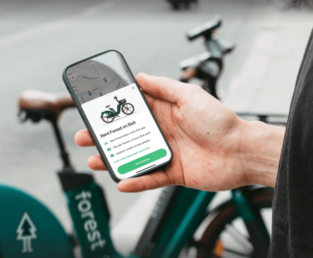 Bolt and Forest announce e-bike partnership in London